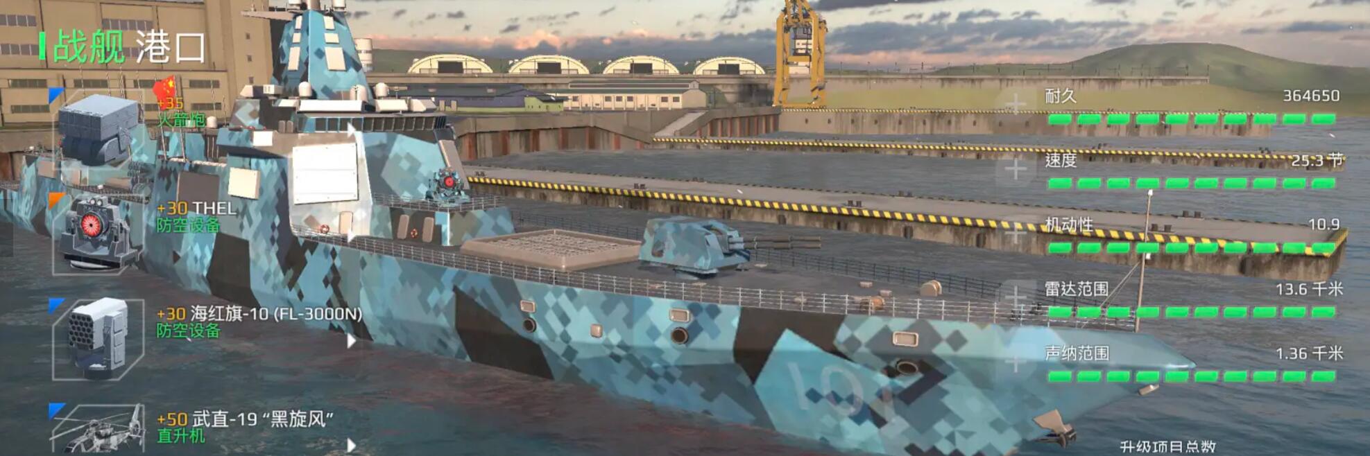 055A武器配置示意图