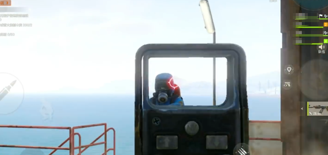 直升机机枪兵场景