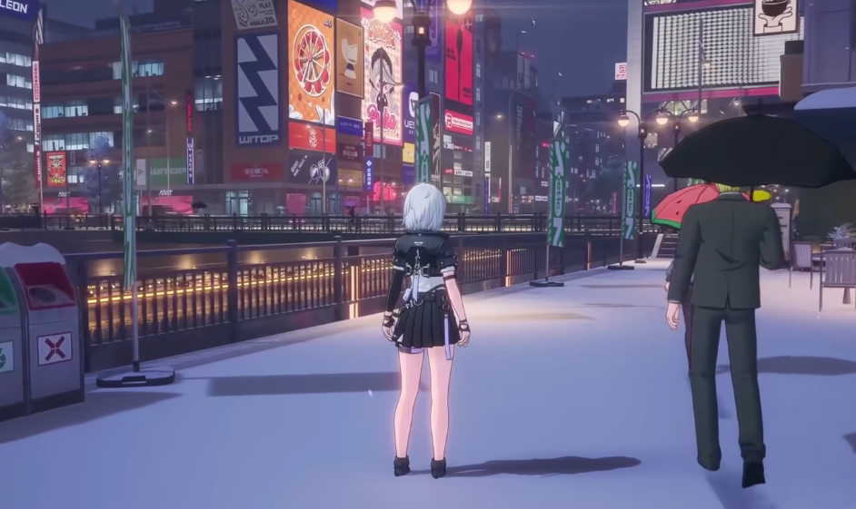 雨天场景示意图