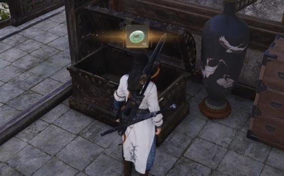 宝箱开启示意图