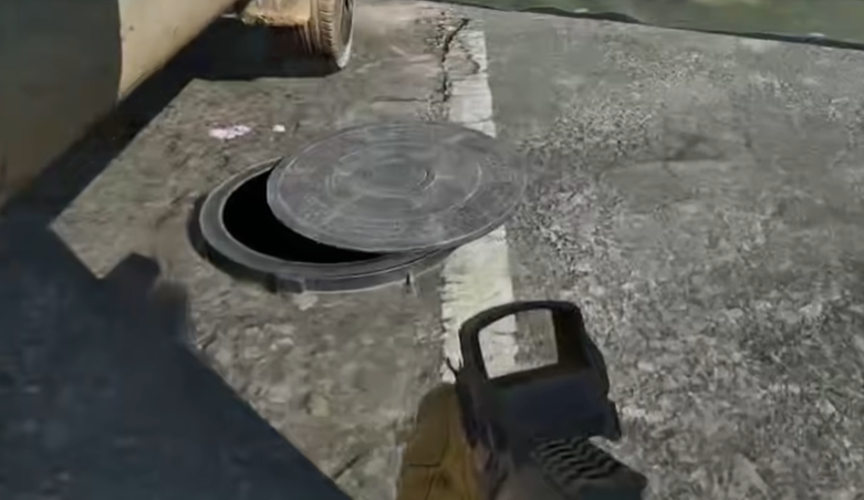 游客中心井盖②