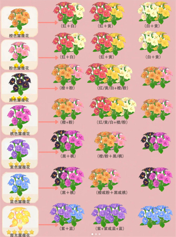 星级要求示意图
