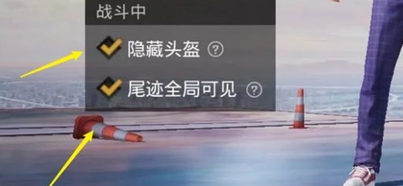 隐藏头盔设置