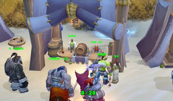 酒摊位置示意图