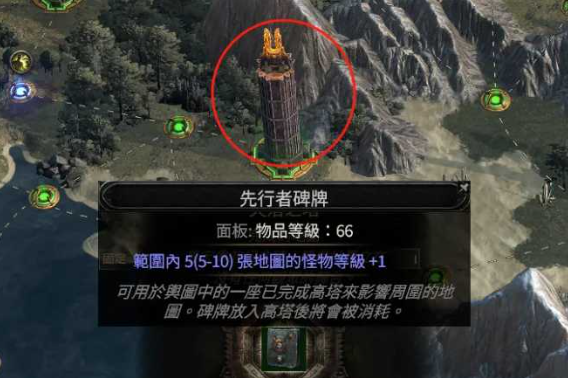 塔中碑牌布局示例