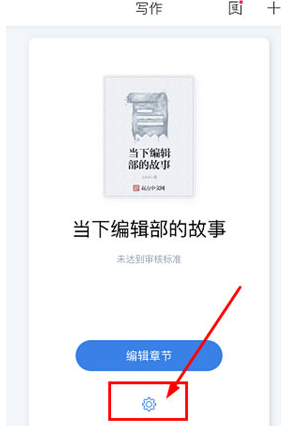 步骤1:进入写作界面示意图