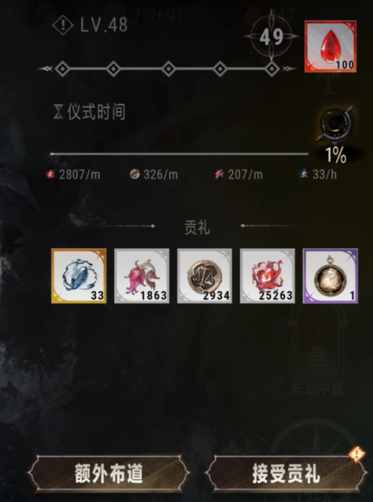 银与绯盈月贡礼系统详解