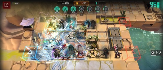 实战效果：谢拉格干员吹风冰冻小怪