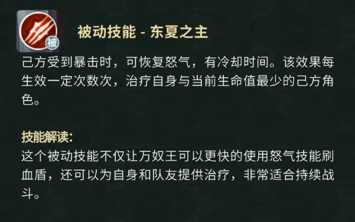 角色培养数据