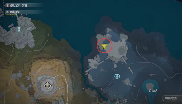 哀恸谷西北方位置示意图