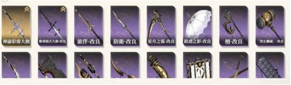 武器池掉落总览