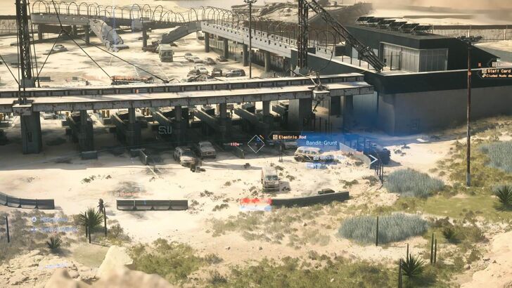 指南针模式标记示意图