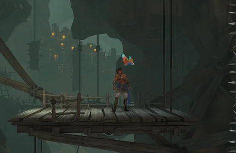 起跳平台示意图