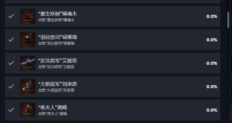 探索与收集成就