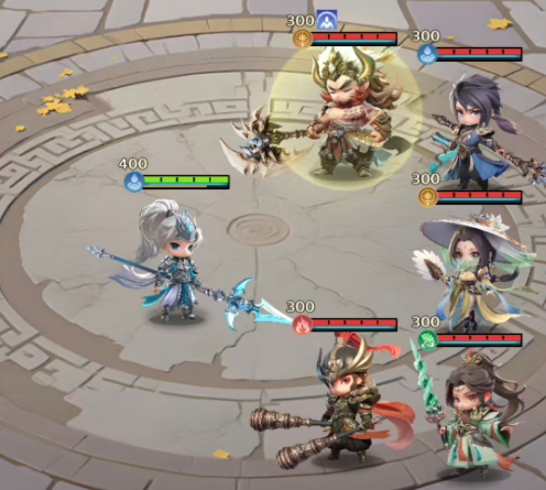 阵容搭配示意图