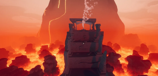 火山口地图实景