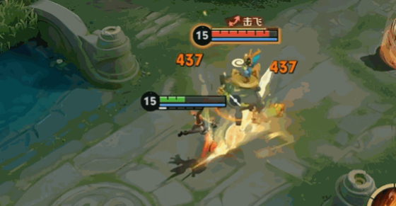 连招演示示意图