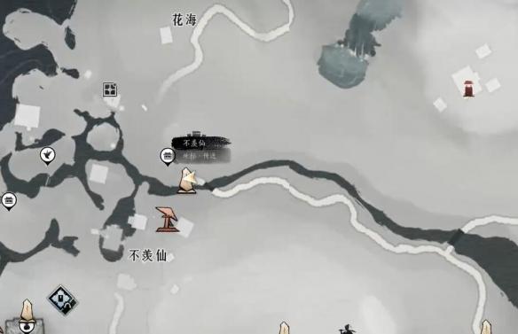 传送点位置示意图