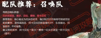 召唤队示意图