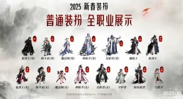 全职业新春装扮