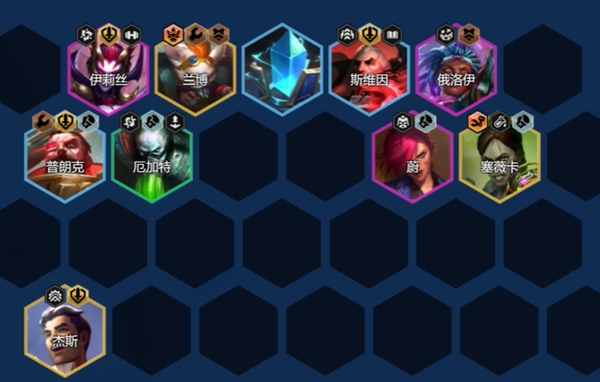 星界船长阵容组成示意图