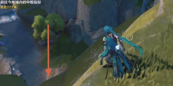 悬崖跳崖示意图