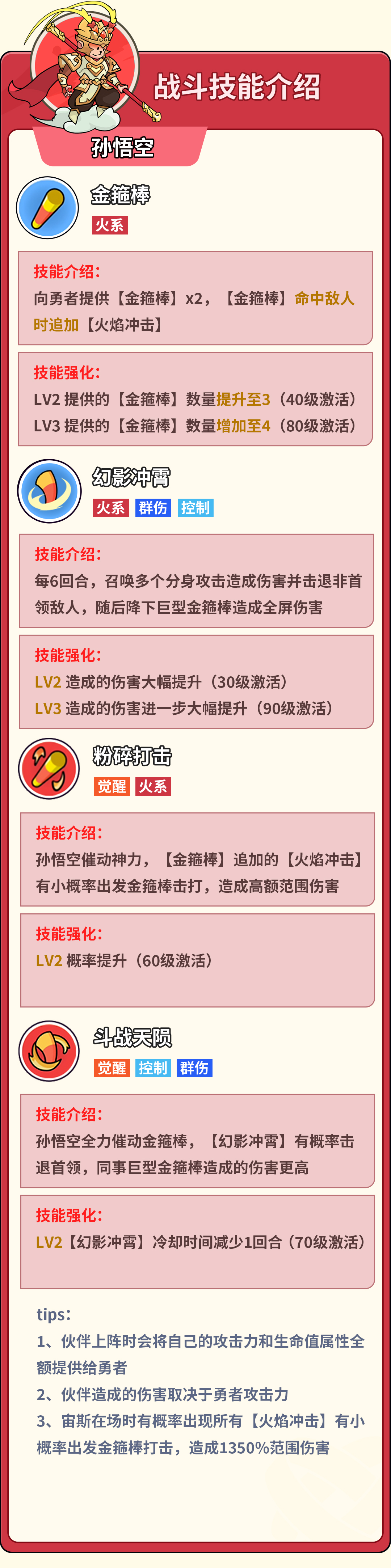 孙悟空技能展示