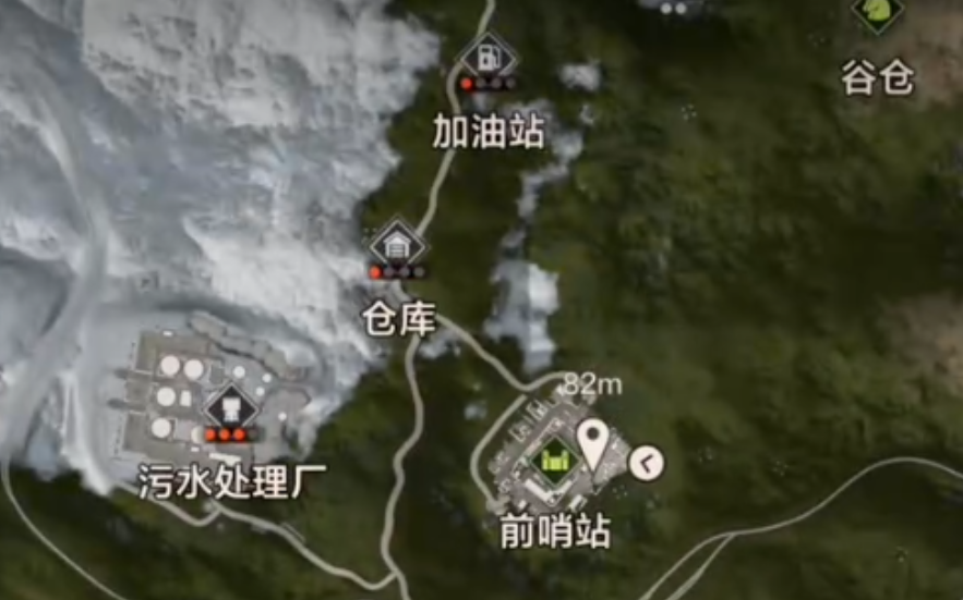 灯塔补给箱分布