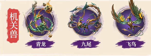 机关兽选择示意图