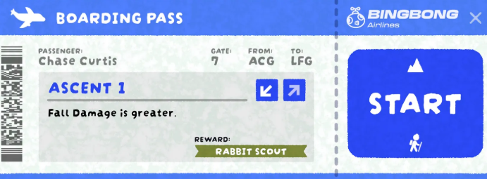 摔落伤害示意图