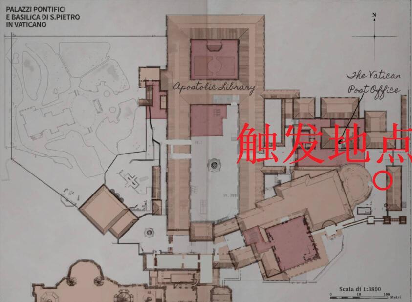 告示牌位置示意图