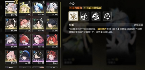 角色详情页界面