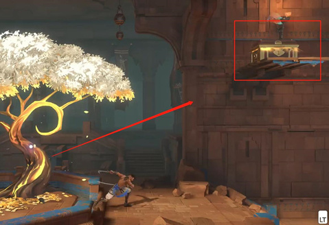 平台跳点示意图