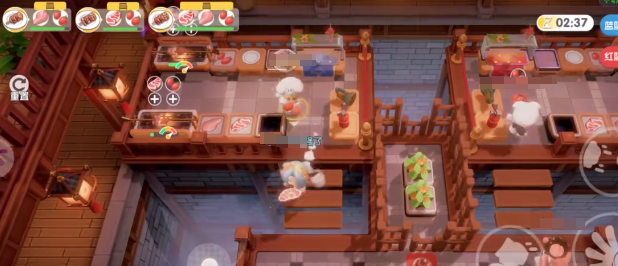 极限上菜操作示意图