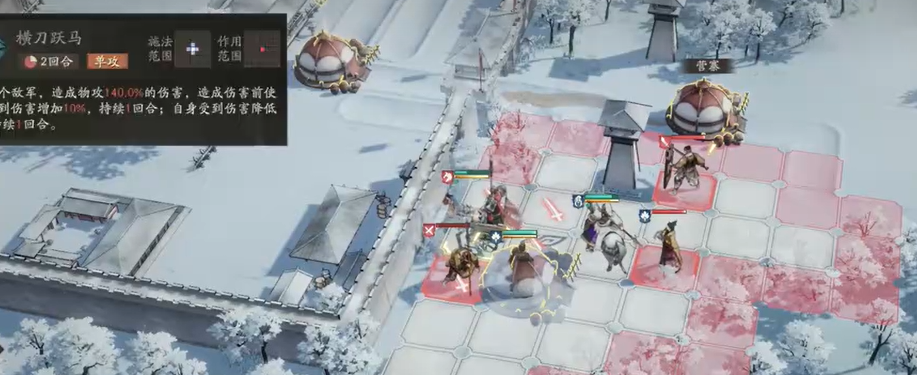 前排先锋站位示意图