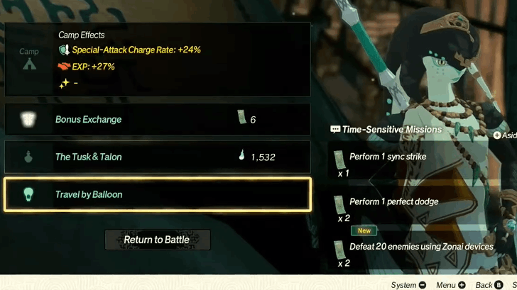 塞尔达无双：第三章解锁气球传送，5秒转场不是梦-景澄手游网