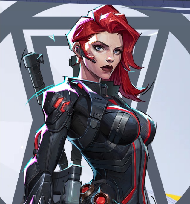 黑寡妇角色立绘