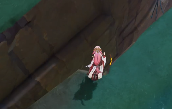 跳跃位置示意图