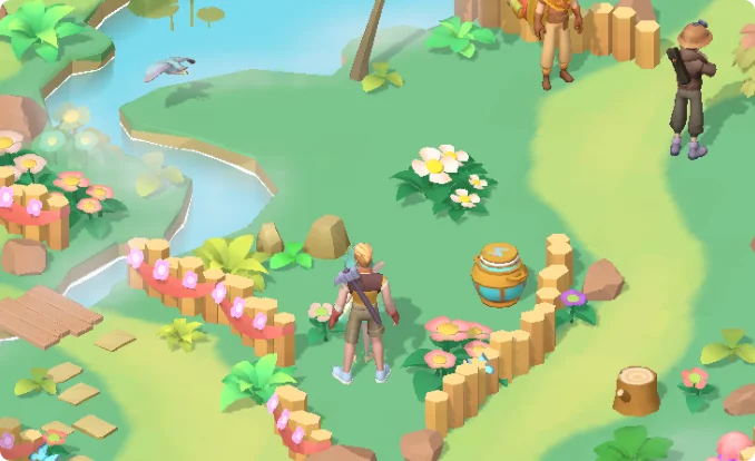 潮汐岛彩蛋:大树下罐子