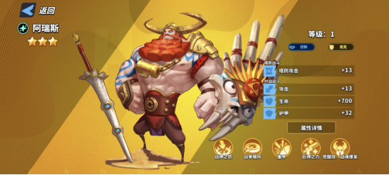 阿瑞斯角色形象