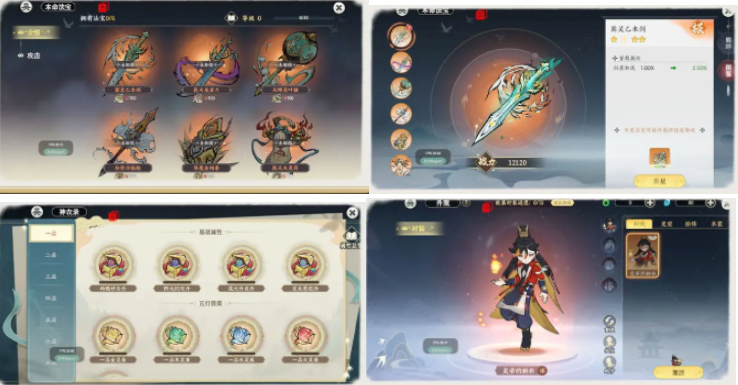 时装与法宝示意图