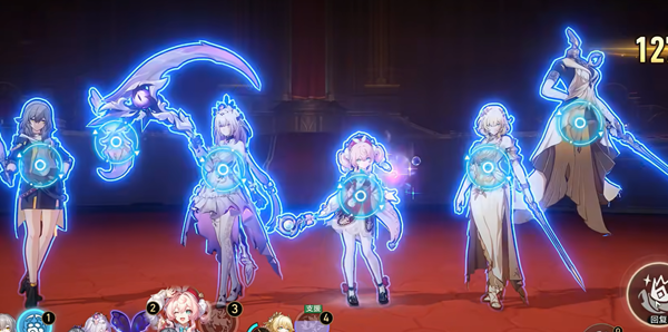 战斗界面示意图