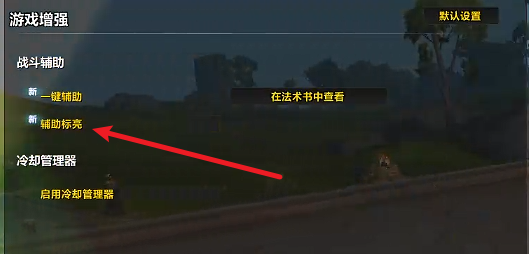 功能启用界面截图