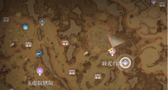 湖心岛入口示意图