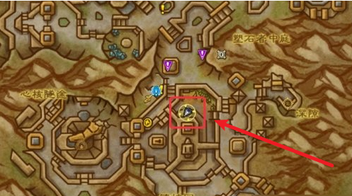 化生台位置示意图