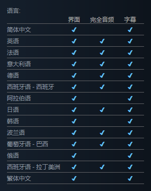 游戏界面语言设置