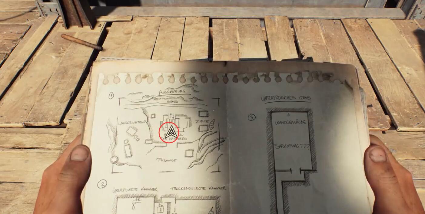 陵墓机关示意图