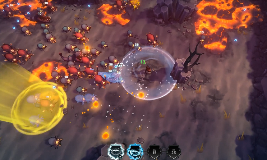 亡灵旋风技能效果:满强化后怪物无法靠近,奶后满血