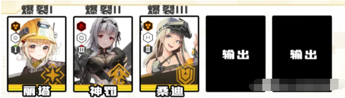 阵容1技能配合示意图