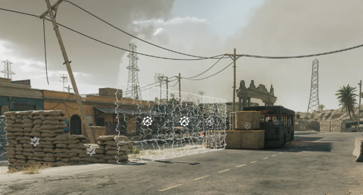 沙袋掩体示意图